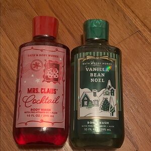 Bath & Body Works Red and Green Body Wash Duo price firm